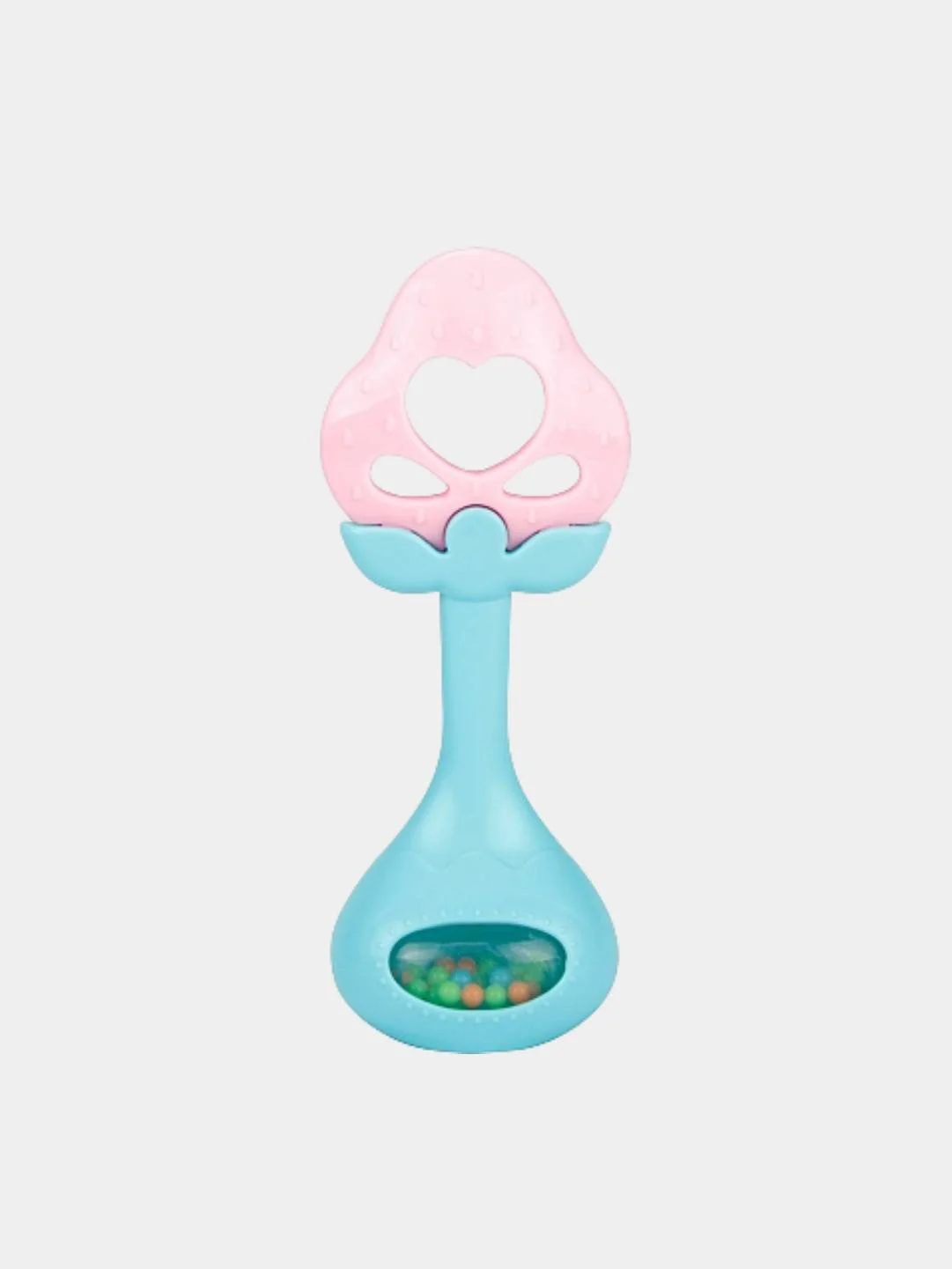 Розовый игрушка погремушка-прорезыватель