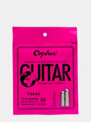 Струны для акустической гитары Orphee TX640 сильное натяжение