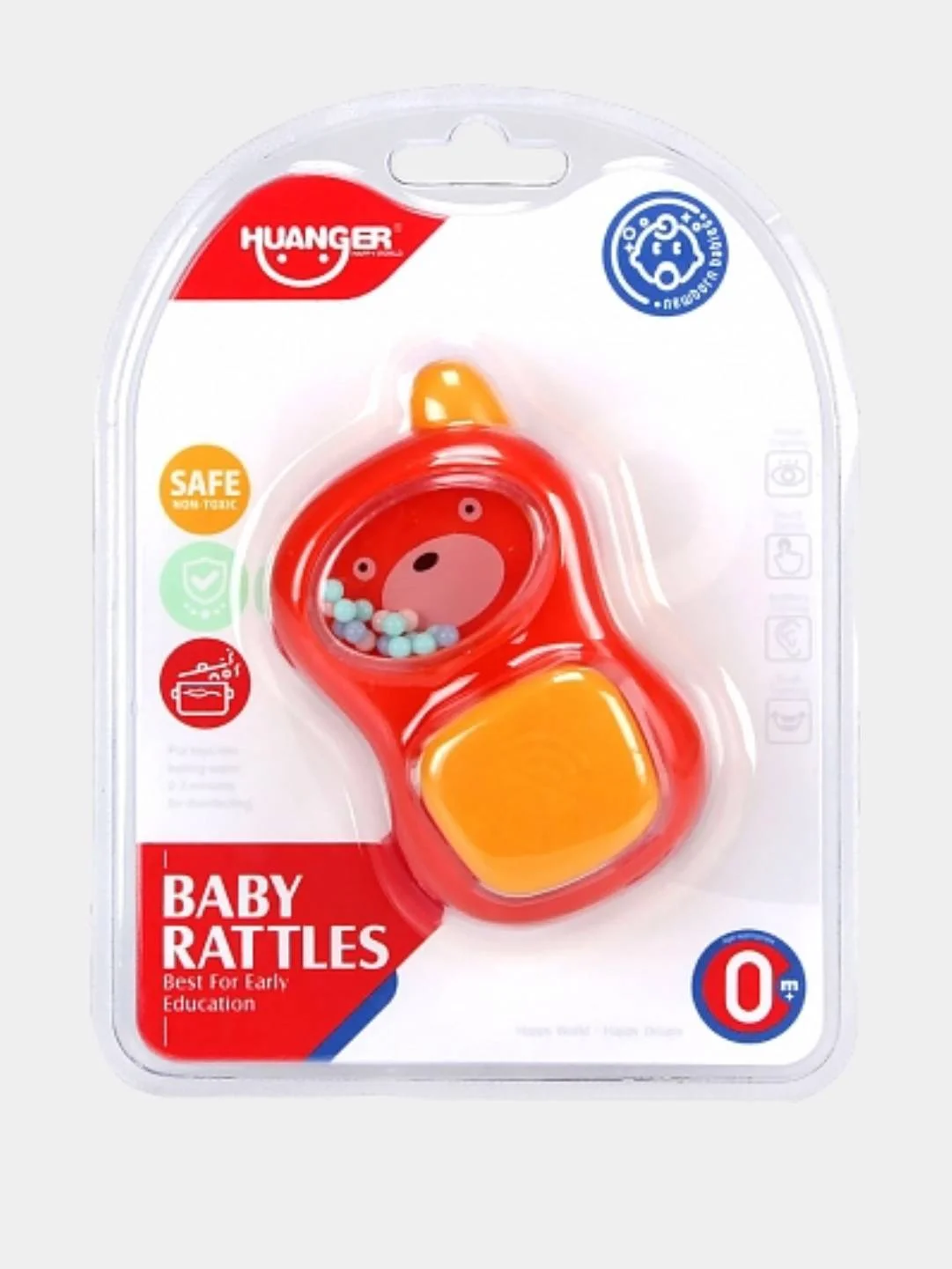 Красный игрушка погремушка Телефончик