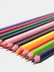 Карандаши заточенные Calligrata, шестигранные, пластиковые, 12 цветов