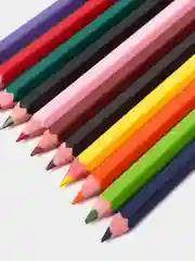 Карандаши заточенные Calligrata, шестигранные, пластиковые, 12 цветов