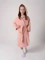 Розовый халат детский,  махровый, хлопок
