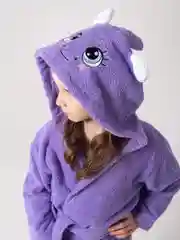 Аметистовый халат детский,  махровый, хлопок