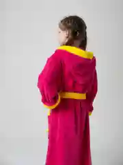 Вишнёвый халат детский,  махровый, хлопок