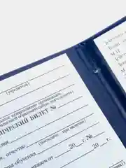 Бланк документа Студенческий билет, 65 х 98мм