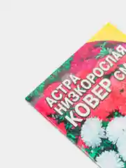 Семена цветов Астра "Ковер", низкорослая, смесь, 0,2 г