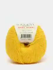 Желтый пряжа  Gazzal Baby Wool  20% Кашемир 40% Акрил 40% Мериносовая шерсть 50г 175м
