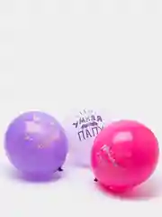 Шар латексный, набор 5шт,  12" Хвалебные для девочек, пастель (4424191)