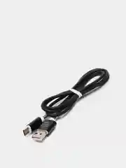 Черный кабель Lightning iPhone,Type-C и Micro-USB для быстрой зарядки и передачи данных 1 метр