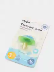 Лайм соска-пустышка латексная анатомическая MEPSI 3+мес 0302