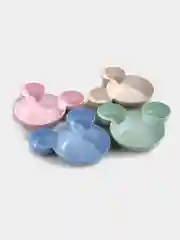 Тарелка детская "Мышонок".  Пшеничная солома