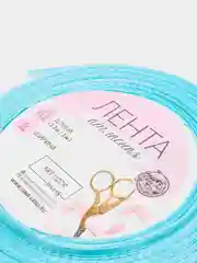 Лента атласная, цвет голубой, 6 мм х 23+/- 1 м