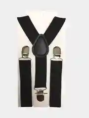 Черный подтяжки детские