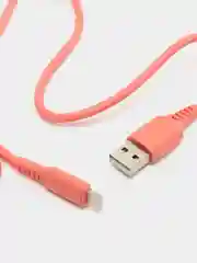 Розовый кабель зарядный Lightning Apple iPhone, ароматизированный, 1 м