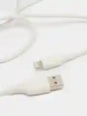 Белый кабель зарядный Lightning Apple iPhone, ароматизированный, 1 м