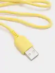 Желтый кабель зарядный Lightning Apple iPhone, ароматизированный, 1 м