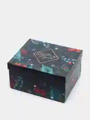 Темно-синий складная коробка Волшебного нового года, 31,2 х 25,6 х 16,1 см