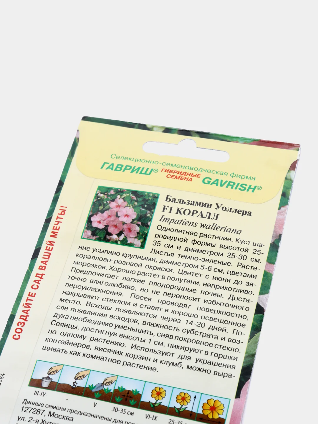 Бальзамин Коралл (семена,цветы)