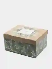 Лесной зеленый складная коробка Волшебного нового года, 31,2 х 25,6 х 16,1 см