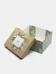 Лесной зеленый складная коробка Волшебного нового года, 31,2 х 25,6 х 16,1 см