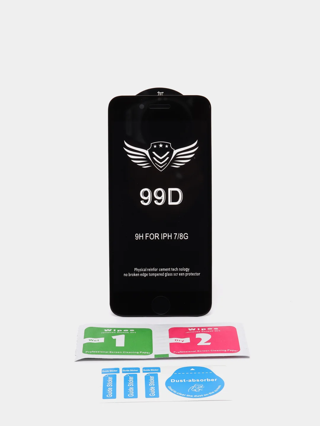 Черный защитное стекло 5D для iPhone 6/6s, 6 Plus, 7/8, 7/8 Plus, Xr/11, Xs/11 Pro