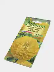Семена цветов Цинния "Исполин желтый"