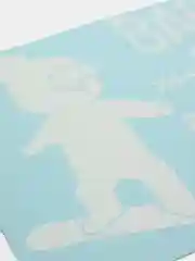 Белый наклейка на авто/ Ребенок в машине / наклейка на стекло /