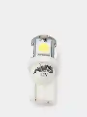 Лампа светодиодная LED Т10/белый/ (W2,1x9,5d) 5SMD 5050 3 chip, W5W, блистер 2 шт