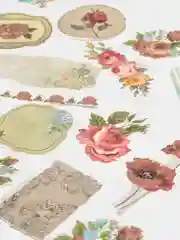 Наклейки для скрапбукинга "Розы" из washi-бумаги, 64 штуки, 32 дизайна, 662266