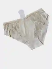 Бежевый трусы-слипы женские, хлопок, большие размеры