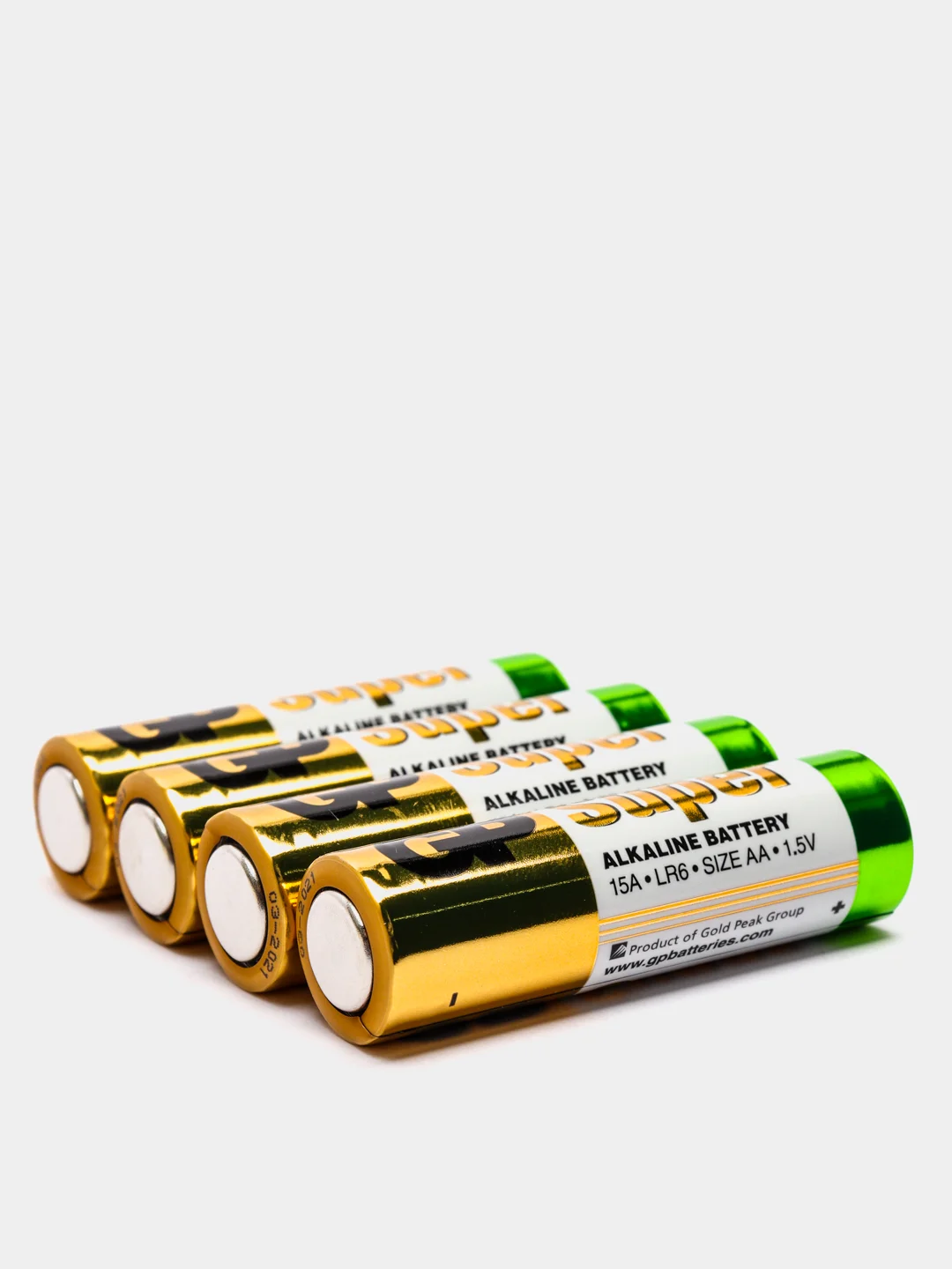 Алкалиновые батарейки GP Super LR06, AA, 15А, 4 штуки