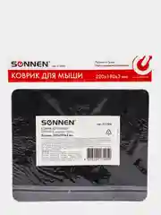 Коврик для мыши SONNEN "RED", резина+ткань