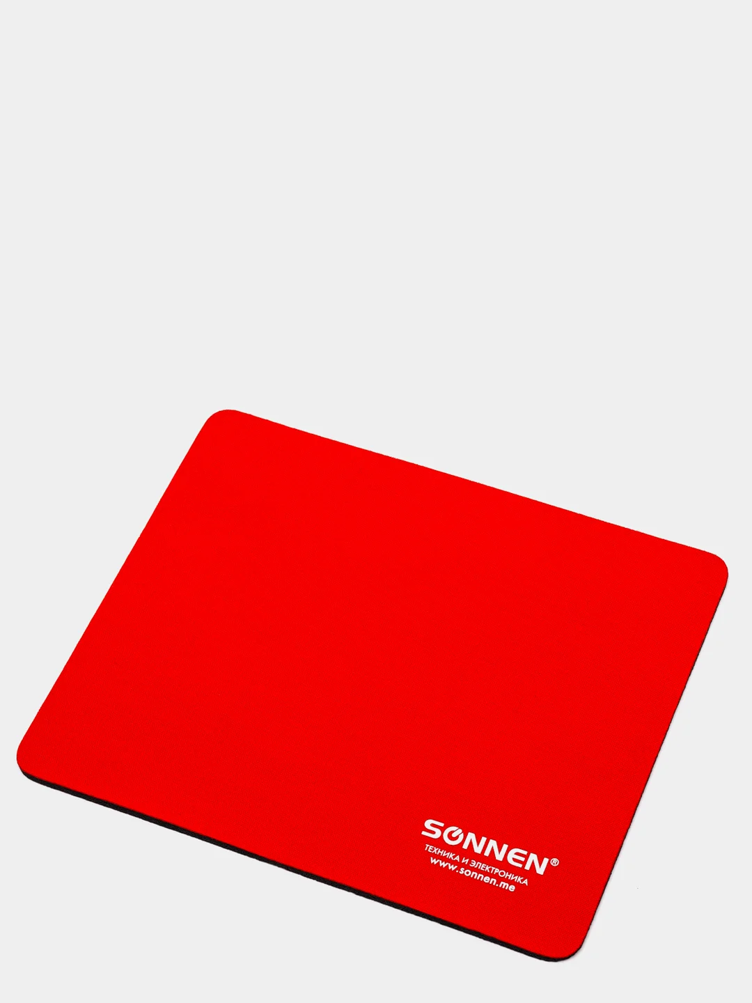 Коврик для мыши SONNEN "RED", резина+ткань