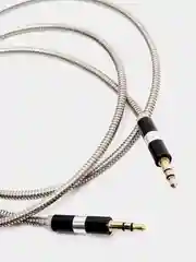 AUX кабель / Аудио кабель AUX jack 3.5 мм прочный аудиокабель аукс (ЖЕЛЕЗНЫЙ)