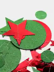 Красный гирлянда новогодняя / Украшение интерьера / Мишура / Гирлянда для оформления фотозоны
