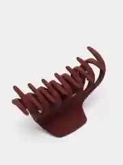 Оливковый каучуковый крабик для волос 8 см