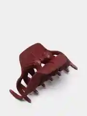 Оливковый каучуковый крабик для волос 8 см