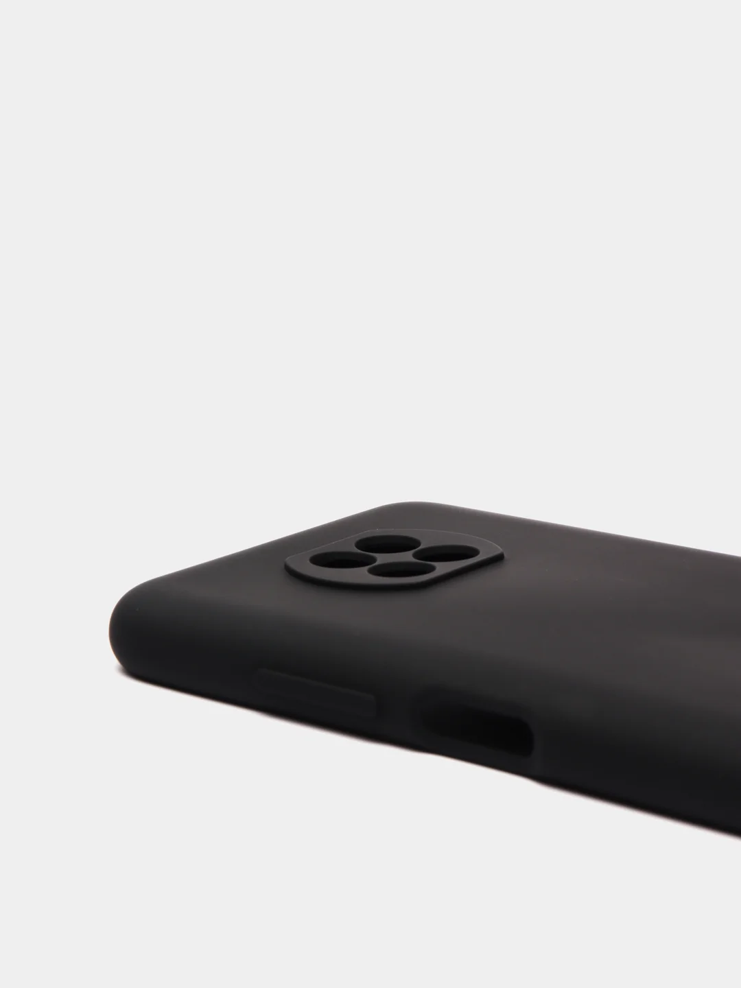 Темно-синий чехол для Xiaomi Redmi Note 9T силиконовый c soft touch покрытием