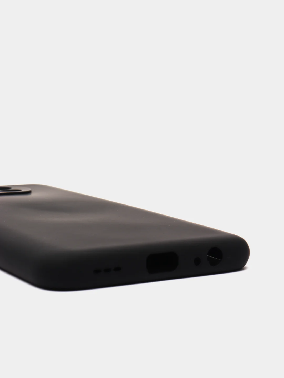 Темно-синий чехол для Xiaomi Redmi Note 9T силиконовый c soft touch покрытием