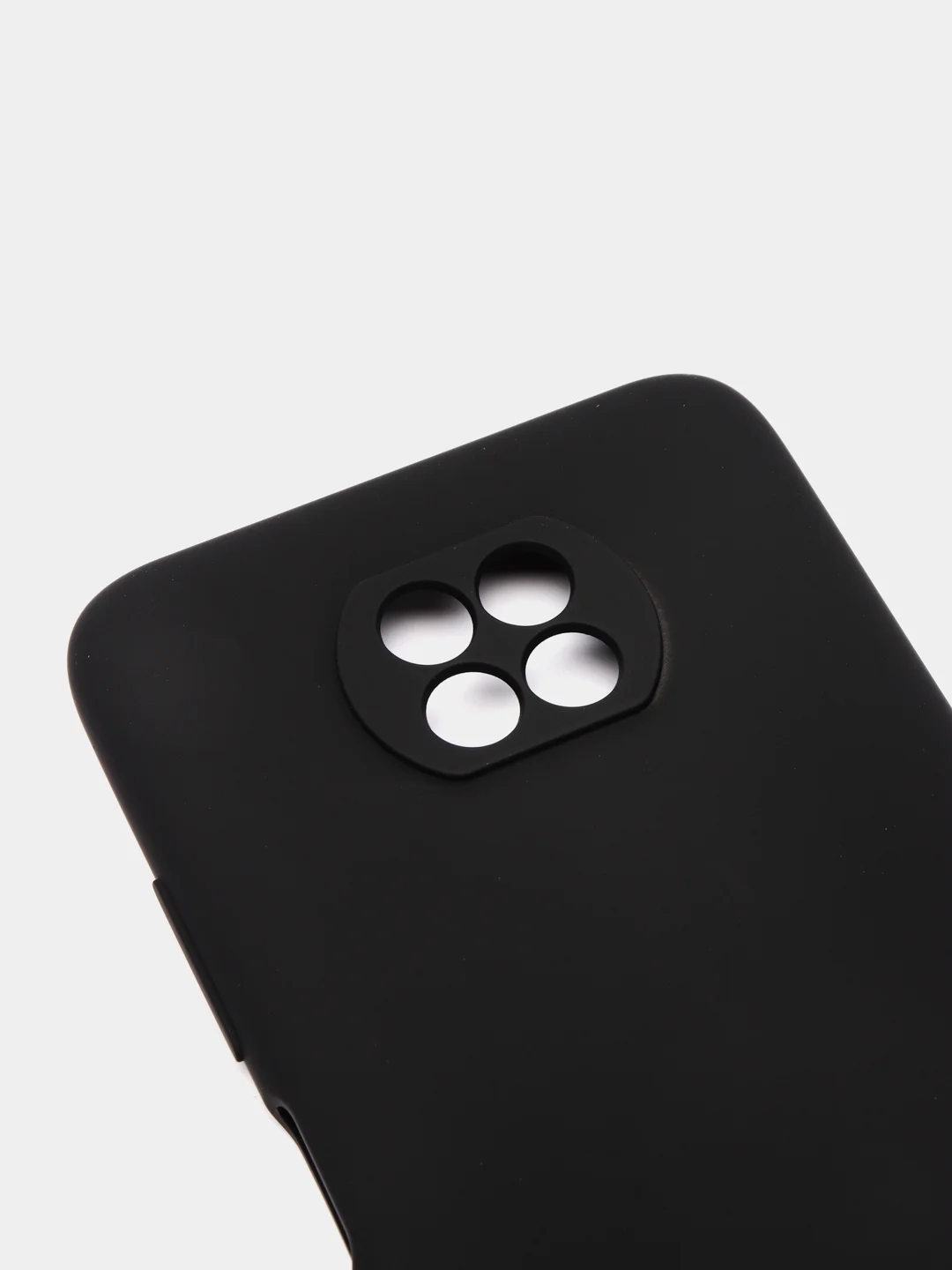 Темно-синий чехол для Xiaomi Redmi Note 9T силиконовый c soft touch покрытием