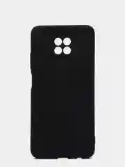 Черный чехол для Xiaomi Redmi Note 9T силиконовый c soft touch покрытием