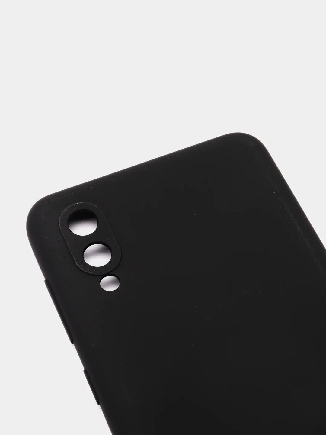 Тёмно-зелёный чехол для Samsung A02 силиконовый c soft touch покрытием