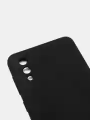Тёмно-зелёный чехол для Samsung A02 силиконовый c soft touch покрытием