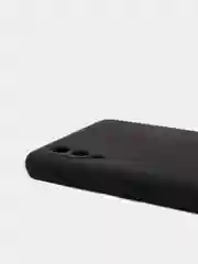 Тёмно-зелёный чехол для Samsung A02 силиконовый c soft touch покрытием