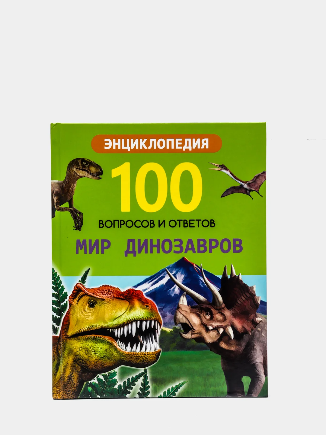 Энциклопедия 100 Вопросов и ответов. Набор из 2 шт Животный мир+Мир динозавров. Проф-Пресс