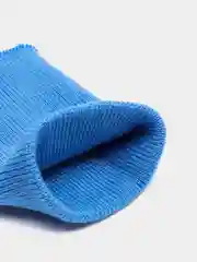 Голубой манжеты трикотажные цветные