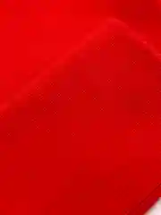 Красный манжеты трикотажные цветные