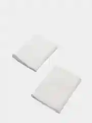 Белый манжеты трикотажные цветные