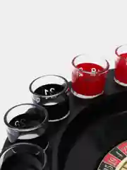 Алкогольная настольная игра "Пьяная рулетка" со стопками