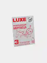 Презервативы LUXE Воскрешающий Мертвеца (Мята), с точками и ребрами, 3 штуки